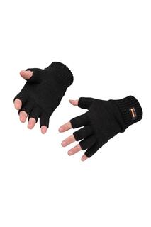 Вязаные перчатки без пальцев Insulatex Portwest, черный