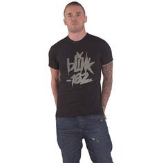 Неоновая футболка Hi-Build Blink 182, черный