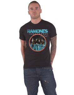 Футболка с круглым фото Ramones, черный