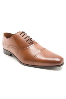 Классические оксфорды Mellor на шнуровке Официальная обувь Thomas Crick, коричневый