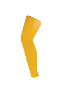 Непрозрачные яркие цветные колготки без стопы плотностью 40 ден Sock Snob, желтый