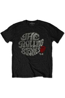 Футболка с логотипом ´82 Swirl Eco Friendly The Rolling Stones, черный