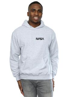 Толстовка с логотипом Modern на груди NASA, серый