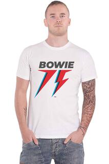 Футболка с логотипом 75th Flash David Bowie, белый