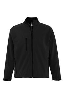 Куртка Relax Soft Shell (дышащая, ветрозащитная и водостойкая) SOL&apos;S, черный Sol's