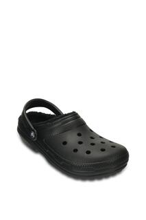 Классические тапочки на подкладке Crocs, черный