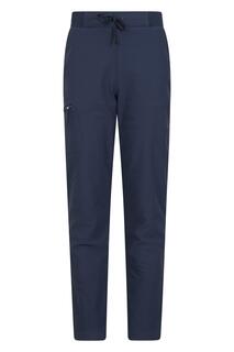 Непромокаемые брюки Venture, длинные походные брюки Mountain Warehouse, синий