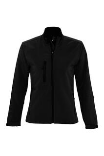 Куртка Roxy Soft Shell (дышащая, ветрозащитная и водостойкая) SOL&apos;S, черный Sol's