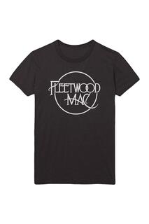 Футболка с логотипом Fleetwood Mac, черный