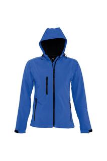 Куртка Soft Shell с капюшоном Replay (дышащая, ветрозащитная и водостойкая) SOL&apos;S, синий Sol's