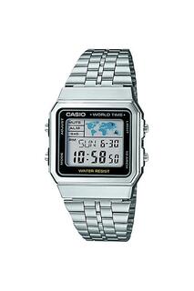 Классические цифровые кварцевые часы из нержавеющей стали — A500Wea-1Ef Casio, черный