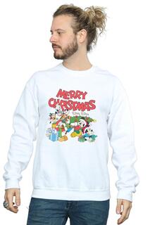 Толстовка с надписью «Mickey And Friends Winter Wishes» Disney, белый