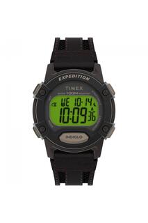 Классические цифровые часы - Tw4B24500 Timex, черный