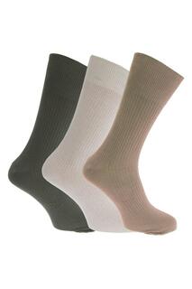 Неэластичные носки для диабетиков Big Foot (3 пары) Universal Textiles, мультиколор