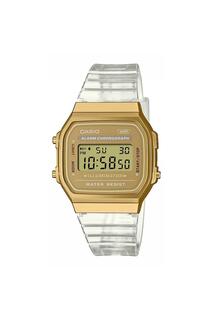 Классические цифровые часы из нержавеющей стали - A168Xesg-9Aef Casio, золото