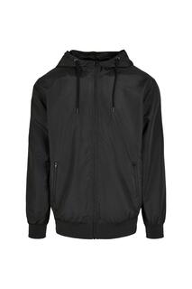 Куртка Windrunner из переработанного материала Build Your Brand, черный