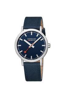 Классические часы Deep Ocean Blue из нержавеющей стали — A660.30360.40Sbd Mondaine, синий