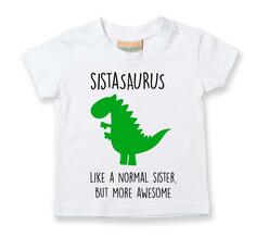 Рубашка сестры-динозавра 60 SECOND MAKEOVER, белый