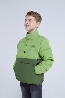 Куртка Westbay из переработанного материала Мягкий пуховик с карманом-кенгуру Animal, зеленый