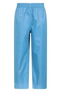 Водонепроницаемые брюки Pakka, дождевые брюки с проклеенными швами Mountain Warehouse, синий