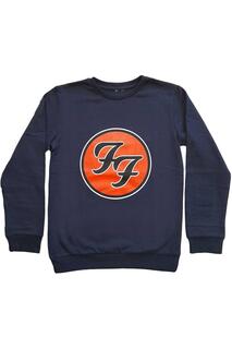 Толстовка с логотипом Foo Fighters, синий