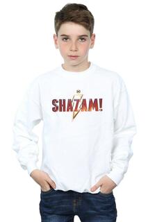 Толстовка с логотипом Shazam Movie DC Comics, белый