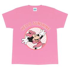 Футболка «Hello Sunshine» с Минни Маус Disney, розовый