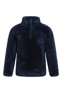 Пуловер Teddy из дышащего флиса с молнией до половины Mountain Warehouse, синий