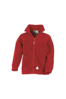 Флисовая куртка с полной молнией и защитой от скатывания Result, красный