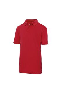 Спортивная однотонная рубашка-поло (2 шт.) Just Cool, красный