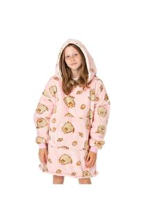 Одеяло VUddie Oversized с капюшоном Pusheen, розовый