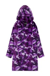 Одеяло с капюшоном оверсайз CityComfort, фиолетовый