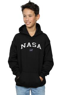 Толстовка с логотипом Collegiate NASA, черный