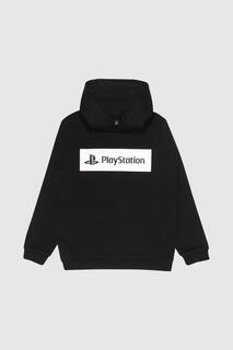 Толстовка с логотипом Box Playstation, черный Sony