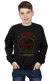 Толстовка «Рождество для тех» AC/DC, черный
