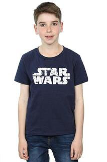 Рождественская футболка с логотипом Star Wars, темно-синий