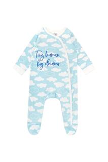 Детский крошечный человеческий пижамный костюм Harry Bear, синий
