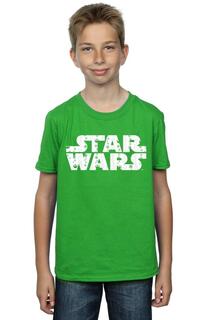 Рождественская футболка с логотипом Star Wars, зеленый