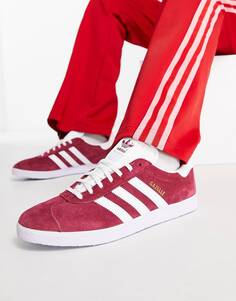 Кроссовки Adidas Originals Gazelle, красный (Размер 39 RU)