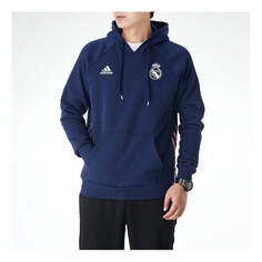 Толстовка adidas Real Madrid Soccer/Football Sports Pullover Blue, синий
