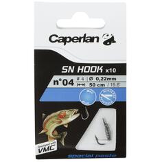 Decathlon Крючки для ловли форели в пруду с оснасткой Sn Hook Paste Caperlan, мультиколор