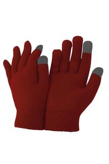 Зимние волшебные перчатки с сенсорным экраном для мобильных устройств iPhone/iPad Floso, красный