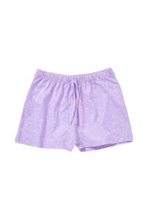 Пижамные шорты с принтом Cozy n Dozy, фиолетовый