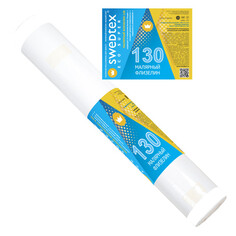 Обои под покраску флизелин малярный SWEDTEX Eco Super гладкий 130г/м2 25х1,06м белый, арт.V130