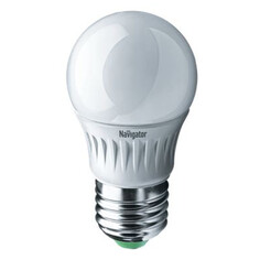 Лампы светодиодные лампа светодиодная NAVIGATOR 5Вт E27 400лм 4000K 230В шар G45