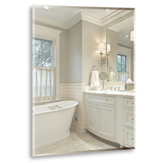 Зеркала для ванной комнаты зеркало для ванной Модерн 49,5х68,5 см фацетом 10 мм Silver Mirrors