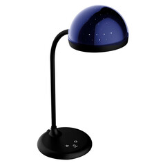 Настольные лампы декоративные LED лампа настольная CAMELION 6,5Вт LED 360Лм 2700К черная