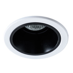 Светильники точечные круглые светильник встраиваемый ARTE LAMP Taurus GU10 50Вт металл черно белый