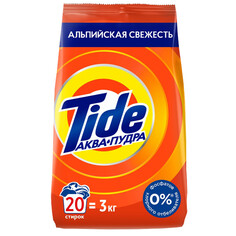 Средства для стирки белья порошок стиральный TIDE Альпийская свежесть (автомат), 3 кг