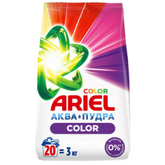 Средства для стирки белья порошок стиральный ARIEL Expert Color 3кг